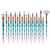 Eye Brush Set  20 pcs Unicorn Eyeshadow Eyeliner Blending Crease Kit Makeup Brushes Make Up Foundation Eyebrow Eyeliner Blush Cosmetic Concealer Brushes  Light Blue