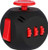 FIDGET DICE 6 Sides Fidget Toys Cube Relieves Stress and Anxiety Cube for Children and Adults  Red - Black