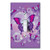 WIRESTER Single Gang Toggle Light Switch Plate Wall Plate Cover - Pink Purple Butterfly