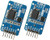 XOTD 2 Pack DS3231 AT24C32 IIC RTC Module Clock Timer Memory Module Beats Replace DS1307 I2C RTC Board Compatible with Arduino Batteries not Included