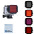 eCostConnection Filter Kit for GoPro HERO3Plus  HERO4  Standard Housing   Hero 4   Hero 5 Session Cameras. Red  Purple  Orange. Gray Colors. Scuba Green Water  Scuba Tropical Water  ND  and  Warming Filters