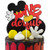 Onederful Mickey Mouse Cake Topper Black Red Glitter 1st Birthday Baby Girls 1 Year Old Party Decoration Supplies