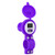 Universal 12-24V Motorcycle USB power  USB Charger Socket Supply Port for Mobile Phone Waterproof  Purple