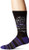 K. Bell Men's Play On Words Novelty Crew Socks  black  Wine Mixer   Shoe Size  6-12