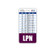 LPN Badge Buddy Vertical w Height  and  Weight Conversion Charts  Purple