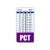 PCT Badge Buddy Vertical w Height  and  Weight Conversion Charts  Standard  Purple