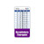 Respiratory Therapist Badge Buddy Vertical w Height  and  Weight Conversion Charts  Standard  Purple