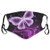 Purple Butterfly Washable Reusable Dust Filter and Reusable Mouth Warm Windproof Cotton Face