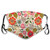 Doomfist Red Flowers Dust Washable Reusable Filter and Reusable Mouth Windproof Warm Cotton Face