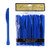 Premium Heavy Weight Plastic Knives  Bright Royal Blue  Pack of 48  Party Supply
