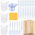 Sntieecr 109 Pieces Resin Cups Casting Tools Kit, Including 100ml Silicone Measuring Cups, Spoons, Wood Mixing Sticks, Dropping Pipettes, Tweezer and Finger Cots Gloves for Epoxy Resin, Casting Molds