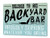 Metal Sign Welcome to Our Backyard Bar Tin Signs Vintage Bar Terrace Wall Decoration Sign 12x8 Inch