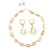 BELUCKIN 2PCS Shell Choker Necklace for Women Seashell Necklace Handmade Adjustable Beach Puka Shell Necklace and Anklet Bracelets Set Hawaiian Jewelry  Shell Necklace Earring