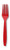 Classic Red, Premium Plastic Forks, 24 ct