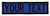 Custom Morale Name Tapes with Border Personalized Text 1"x5" Patch W Hook Fastener or Sew On. Royal Blue  Hook Fastener.