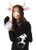 elope Cow Costume Front Hooves Gloves Black