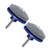 PAKESI Lawn Mower Sharpener Lawnmower Blade Sharpener for Power Drill Hand Drill  2Pack