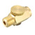 uxcell Brass Air Regulator  in-Line Air Flow Regulator Valve Brass Connector  1 4 inches NPT Male x 1 4 inches NPT Female 3pcs