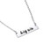 Hazado Big Sis Bar Necklace New Big Sister Gift Jewelry New Sibling Gifts