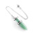 PESOENTH Green Aventurine Crystal Dowsing Pendulum Divination Scrying Natural Gemstone Quartz Reiki Healing Stones Bullet Point Pendant Pendulum