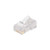 uxcell CAT5 RJ45 Connector Ethernet Cable Crimp Modular Plug 8P8C Clear 50pcs