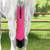 Harrison Howard Horse Tail Bag with Fringe-Fuchsia Pink