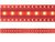 Teacher Created Resources Red Marquee Straight Border Trim  5891