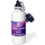 3dRose "I cant keep calm its my 21st birthday  Pink and Purple" Sports Water Bottle  21 oz  White