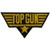 EagleEmblems PM0246 Patch-USN Top Gun Gold  4.25''