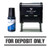 for Deposit Only Self Inking Rubber Stamp Combo with Refill  Black Ink  - Medium