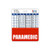 Paramedic Badge Buddy Horizontal w Height  and  Weight Conversion Charts  Oversized  Red