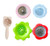 5 Pieces Acrylic Paint Pouring Strainers  Plastic Silicone Strainer Flower Drain Basket for DIY Pouring Acrylic Paint