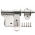 Tegg 1 Pack 4 Inches Stainless Steel Door Security Latch Hasp Barrel Bolt Set Bolt Lock Security Gate Door Barrel Bolts Hasp Door Latch