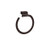 Spectrum Diversified Ashley Over-The-Cabinet Towel Ring  Bronze