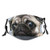 Funny Dog Humor Pug Face Mask With Filter Pocket Washable Reusable Face Bandanas Balaclava With 2 Pcs Filters