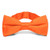 TieMart Neon Orange Band Collar Bow Tie