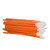 Utoolmart Disposable Lip Brushes Make Up Brush Lipstick Lip Gloss Wands Applicator Tool Orange 50pcs