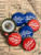 Nuka Cola Blue Bottle Cap Pin Quantum  one  1  Pin FallOut Fall Out PS5 Playstation