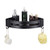 Corner Shower Shelf with 2 Removable Hooks  Wall Mounted Bathroom Corner Shelf Shower Corner Caddy  No Drilling Aluminum Shower Corner Organizer for Bathroom  Toilet  Dorm  Kitchen  1  Black