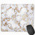 Mouse Pad Modern Chic White Gold Foil Marble Mousepad Non-Slip Rubber Gaming Mat Rectangle Mouse Pad