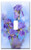 Switch Plate Single Toggle - Iris Flower Purple Spring Beautiful Flower Lilac