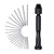 26PCS Hand Drill Bits Set, GPSGO Mini Twist Drill Bits Set, Precision Hand Pin Vise Rotary Tools with 25 Twist Dril (0.5-3.0mm) for Metal Wood, Jewelry, Electronic Assembling, Model Making, DIY