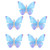 Minkissy 5Pcs Butterfly Hair Clips Mini Butterfly Glitter Barrette Baby Hair Clips Fairy Bobby Pin Hair Accessories for Girls Women Wedding Party Bride  Blue Minkissy 5Pcs Butterfly Hair Clips Mini Butterfly Glitter Barrette Baby Hair Clips Fairy Bobby Pin Hair Accessories for Girls Women Wedding Party Bride  Blue