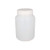 Othmro Plastic White Translucent Lab Chemical Reagent Bottle 500ml Wide Mouth Sample Sealing Liquid Storage Container 3pcs