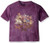 The Mountain Unisex-Adult's Horses  and  Sun  Purple  Medium