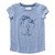 Carhartt Girls' Short Sleeve Graphic Tee  Horse Sketch  Deep Periwinkle Heather   3T