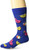 Hot Sox Men's Conversation Starter Novelty Casual Crew Socks  Pool Floats  Dark Blue   Shoe Size  6-12