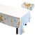 Easter Tablecloth - 3 Pack of Disposable Plastic Rectangular Tablecloths - Bunny and Egg Design, 54 x 108 Inches
