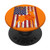 Orange Funny Buck Deer Hunting USA America Flag Set Idea PopSockets PopGrip  Swappable Grip for Phones  and  Tablets