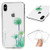 iPhone Xs Max 6.5 Case? MOTIKO Clear Transparent Dandelion Painted Gel Silicone Shock Absorption Bumper Soft Flexible Rubber TPU Anti-Scratch Clear Back Protective Cover for iPhone Xs Max 6.5